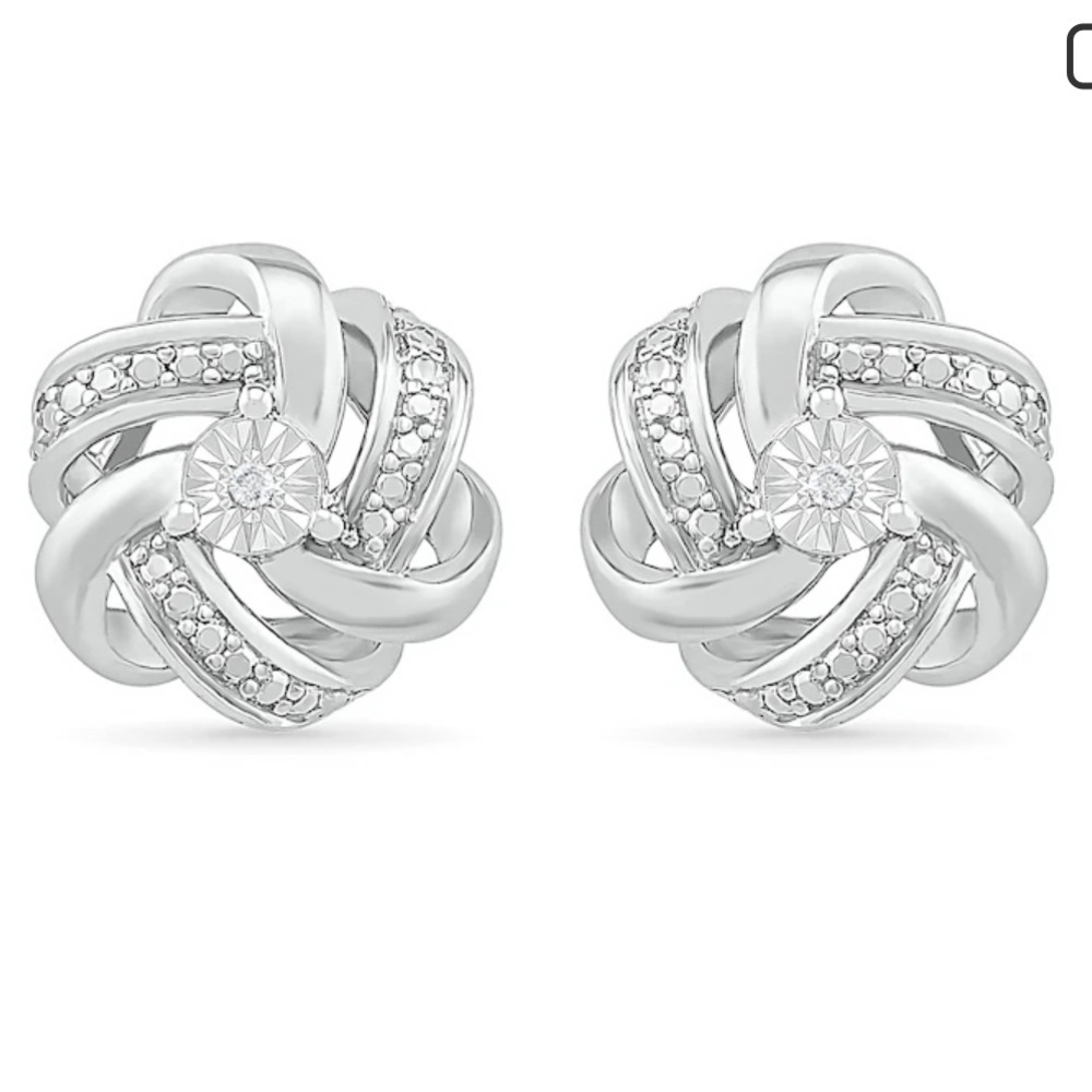 Sterling & Diamond Earrings!